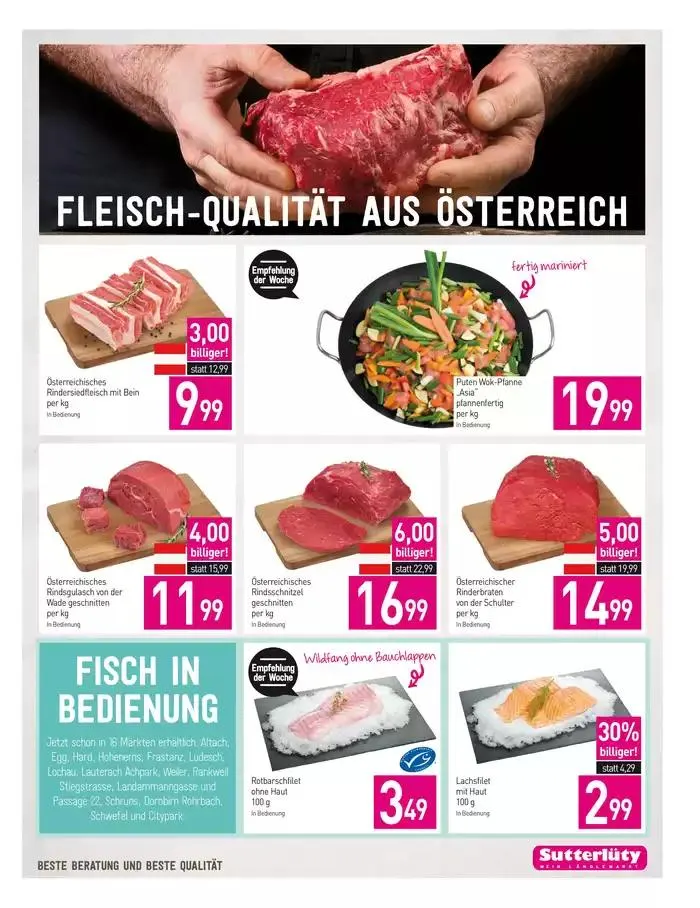 Sutterlüty flugblatt von 30. Jänner bis 5. Februar 2025 - Flugblätt seite  9