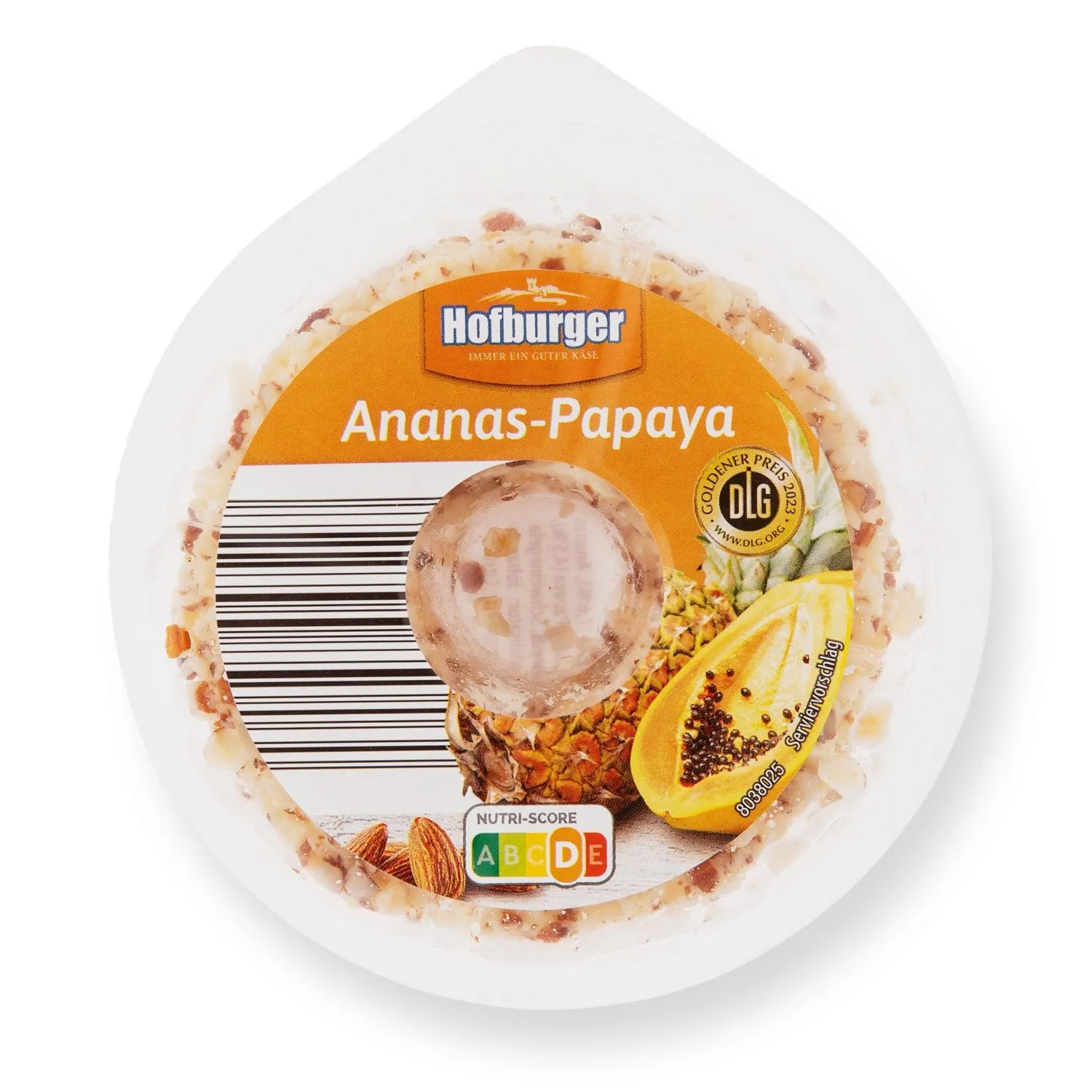 HOFBURGER Frischkäsering, Ananas