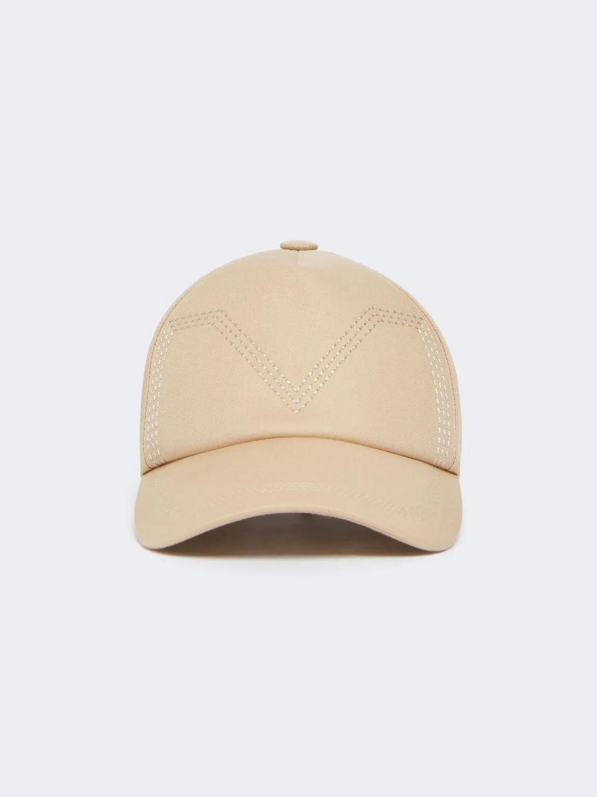 Baseballcap aus wasserabweisendem Gabardine - Sand
