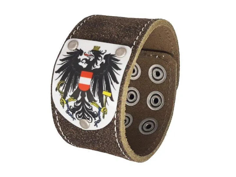 Lederarmband “Österreich”, 50 mm