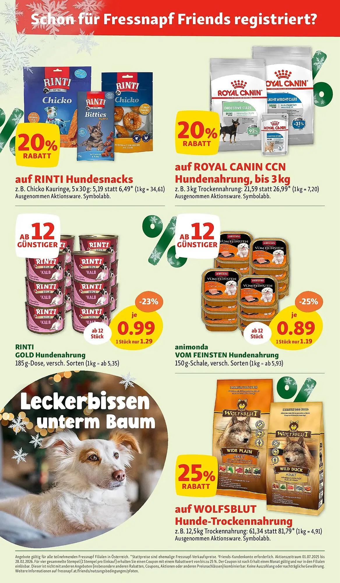 Fressnapf Flugblatt von 2. Dezember bis 6. Dezember 2025 - Flugblätt seite  6