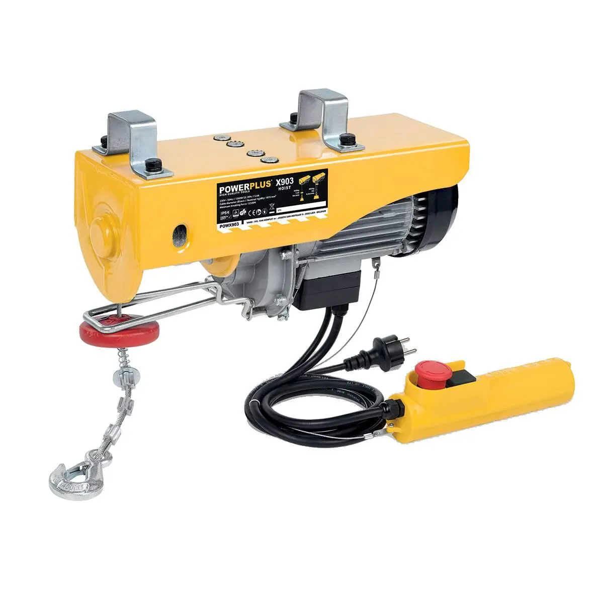 Elektro-Seilzug 400/800kg mit Umlenkrolle