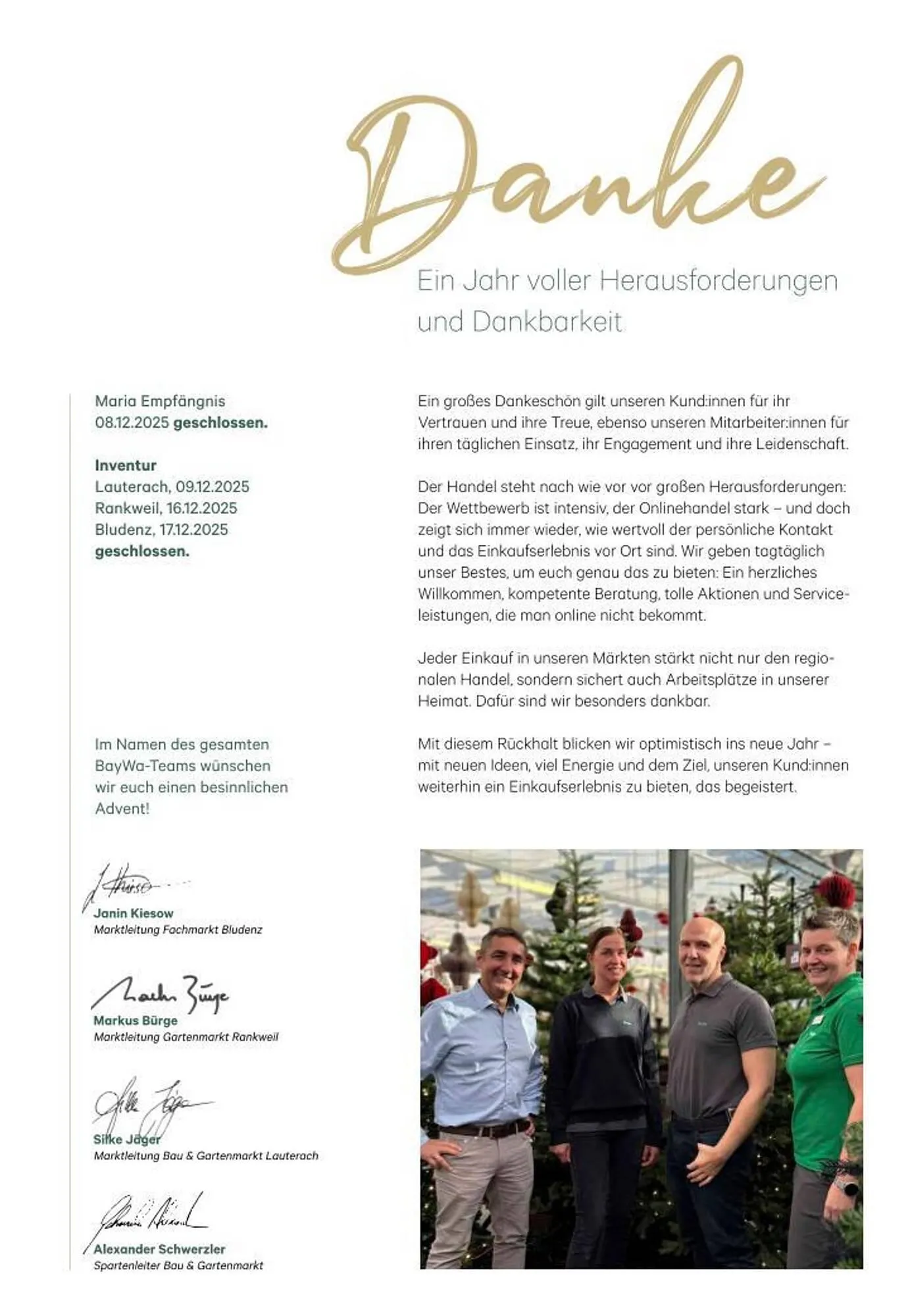 BayWa Prospekt von 25. November bis 6. Dezember 2025 - Flugblätt seite  3