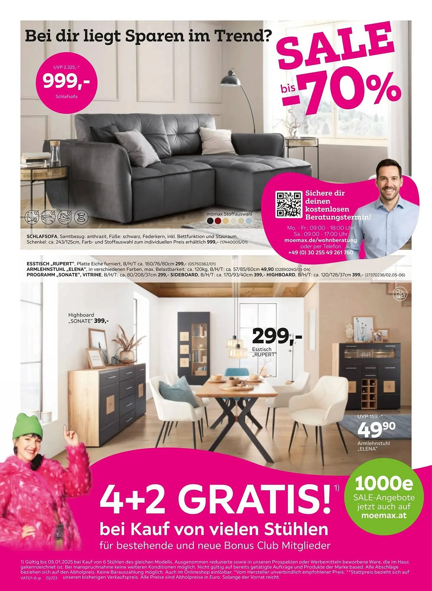 Mömax Flugblatt von 28. Dezember bis 6. Jänner 2026 - Flugblätt seite  2