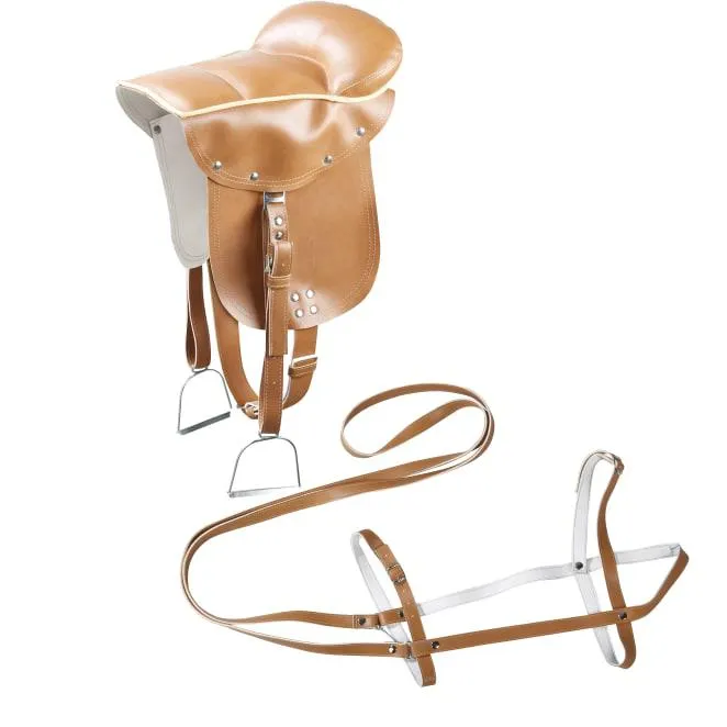 Kinder Sattel mit Zaumzeug