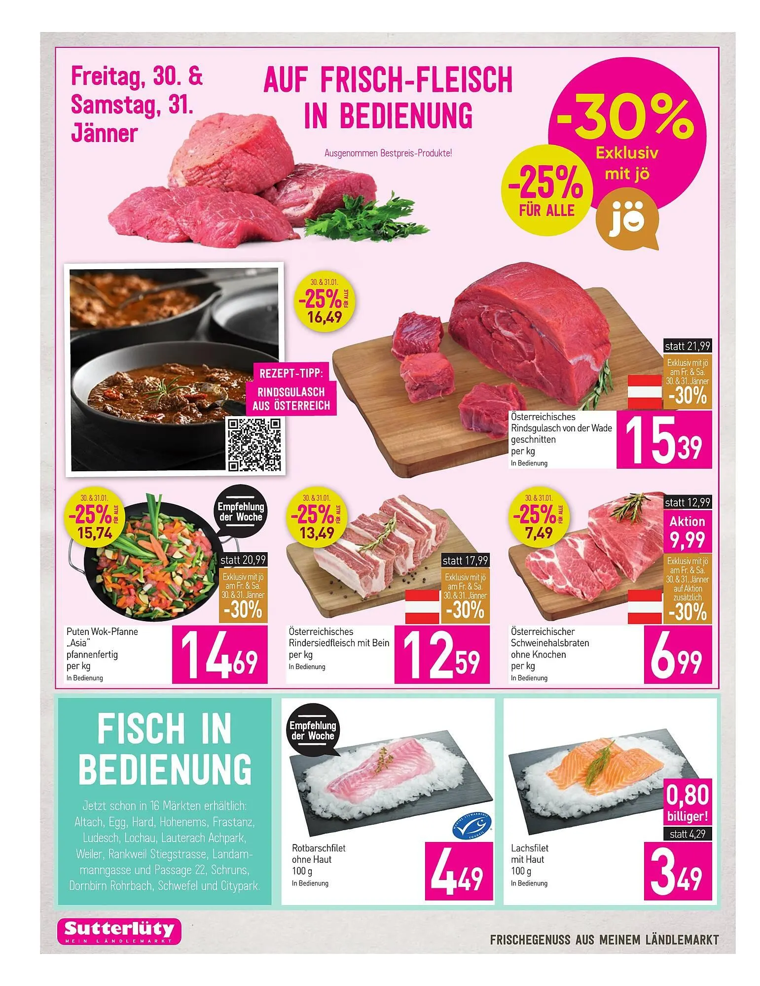 Sutterlüty Flugblatt von 29. Jänner bis 4. Februar 2026 - Flugblätt seite 14
