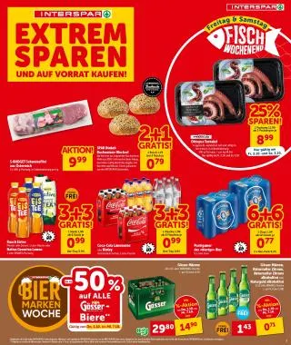INTERSPAR Flugblatt von 1. Oktober bis 7. Oktober 2026 - Flugblätt seite 3