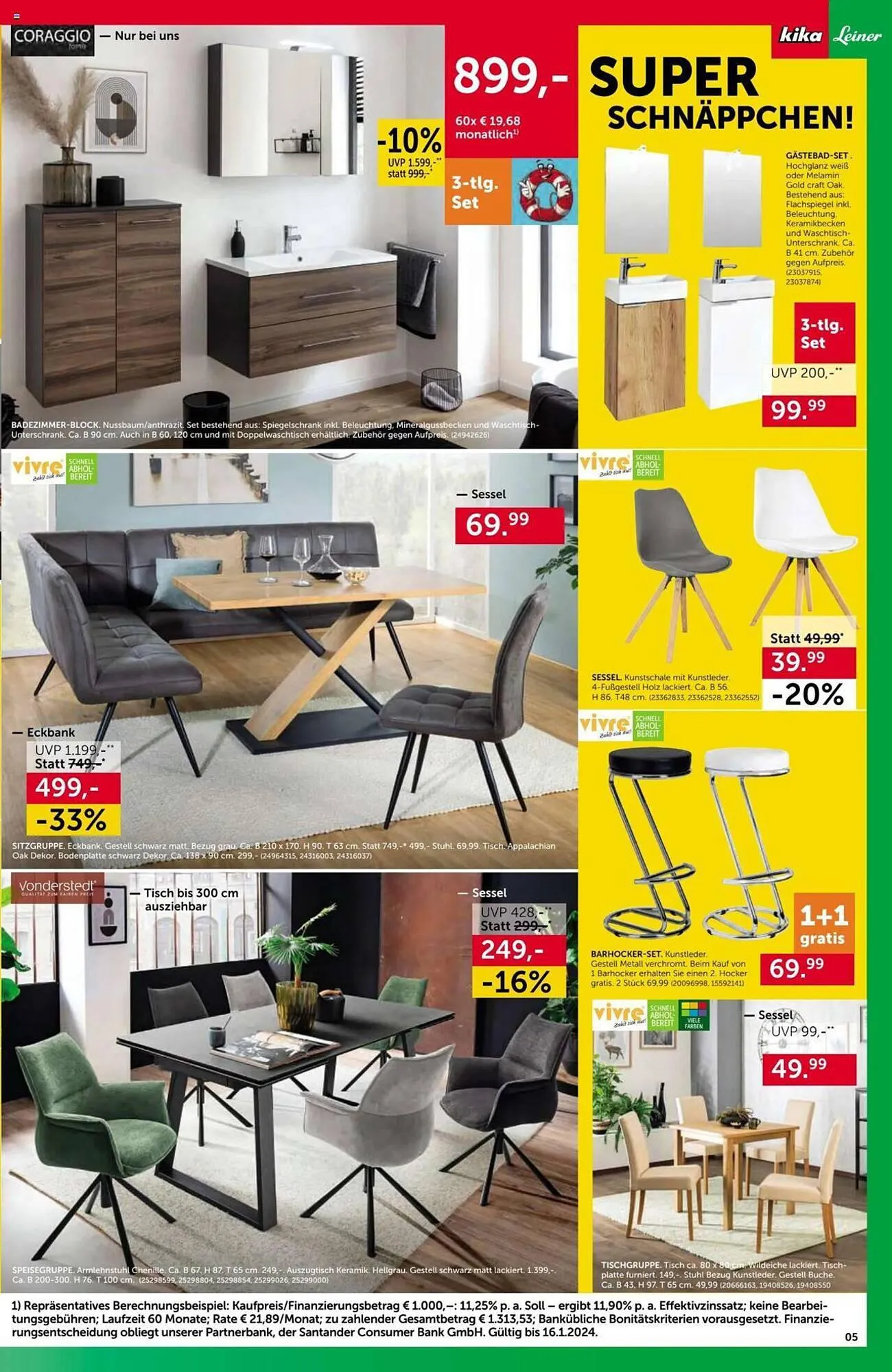 kika Flugblatt von 3. Jänner bis 16. Jänner 2024 - Flugblätt seite 5