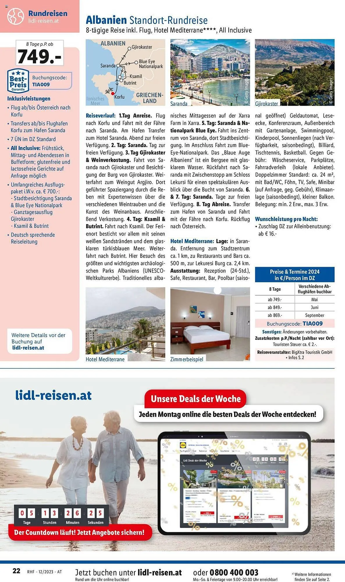 Lidl Flugblatt von 29. November bis 30. Dezember 2023 - Flugblätt seite 22