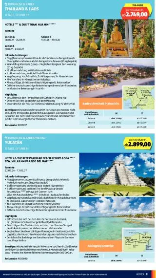 Hofer Flugblatt - Reisen von 27. Mai bis 30. Juni 2026 - Flugblätt seite 9