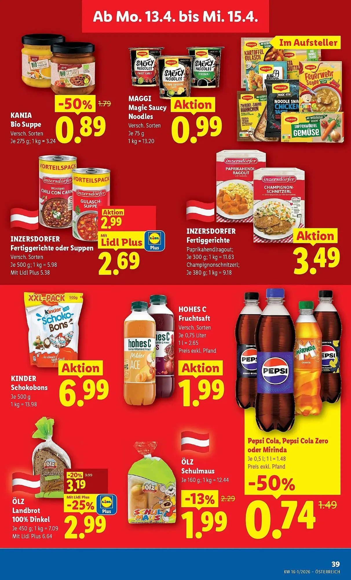 Lidl Flugblatt von 9. April bis 16. April 2026 - Flugblätt seite  42