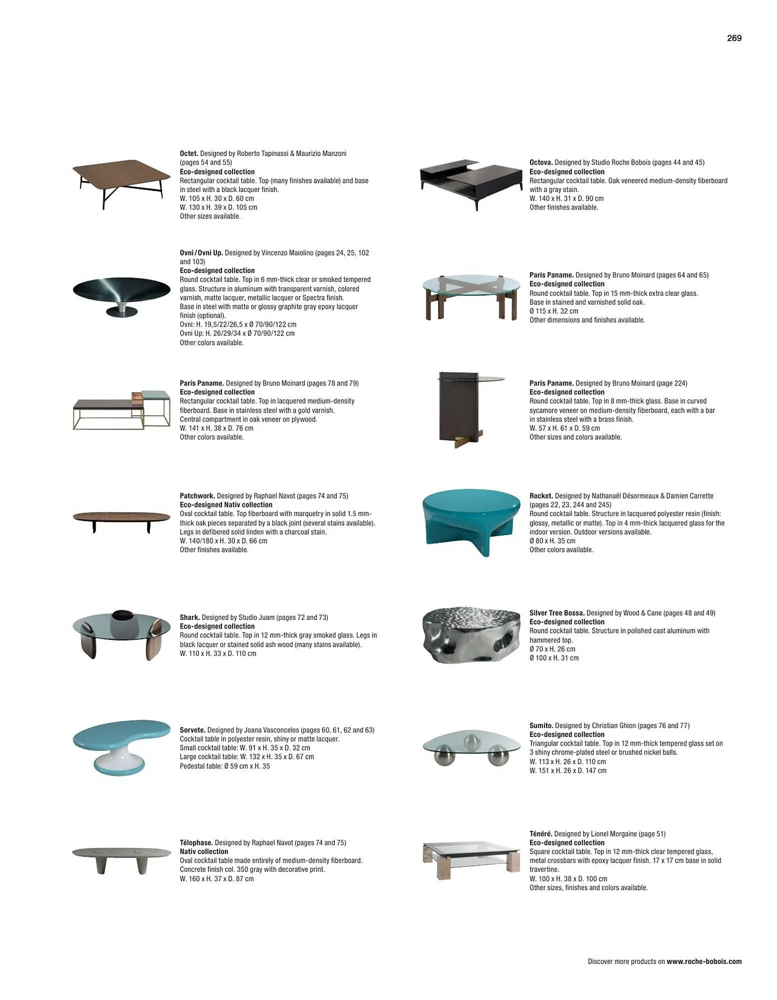 Roche Bobois Flugblatt von 9. Jänner bis 6. Jänner 2026 - Flugblätt seite  271