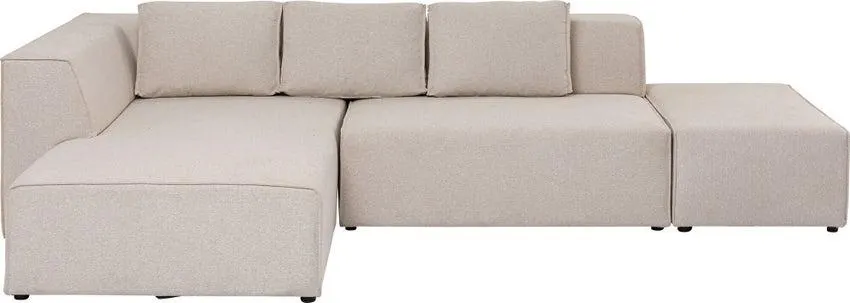 Ecksofa Infinity Ottomane Creme Links