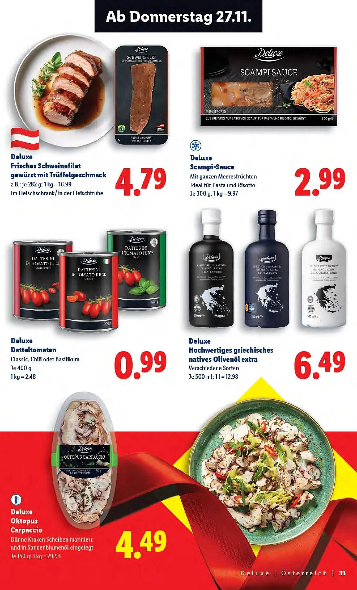 Lidl Flugblatt von 1. November bis 25. Dezember 2025 - Flugblätt seite  33
