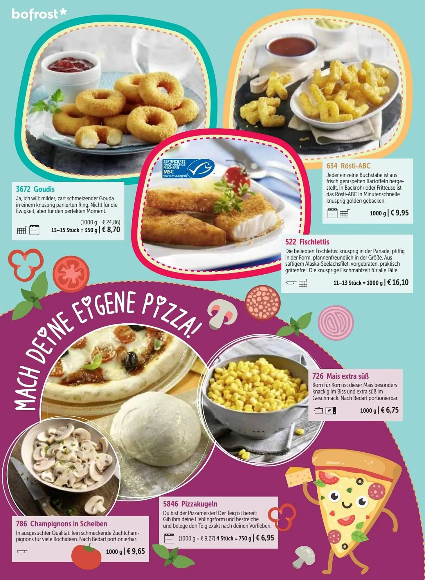 Bofrost Flugblatt von 1. März bis 31. August 2023 - Flugblätt seite  62