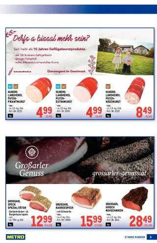 METRO Flugblatt Food - Starke Marken von 17. September bis 30. September 2026 - Flugblätt seite  9