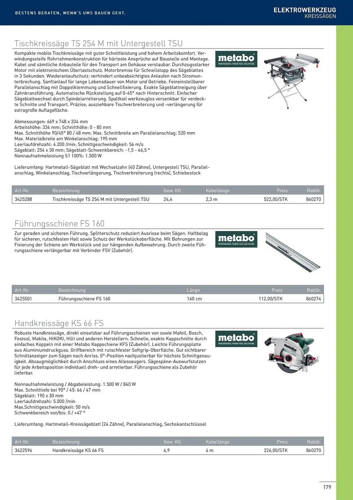 Würth Flugblatt von 22. Februar bis 31. Dezember 2024 - Flugblätt seite 179
