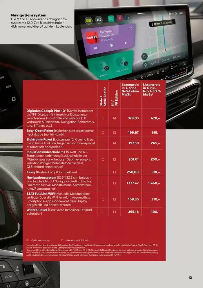 Seat Leon von 31. Jänner bis 22. Jänner 2026 - Flugblätt seite  13