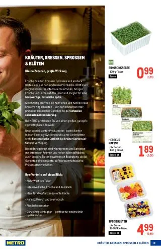 METRO Flugblatt -Profi von 19. März bis 1. April 2026 - Flugblätt seite  19