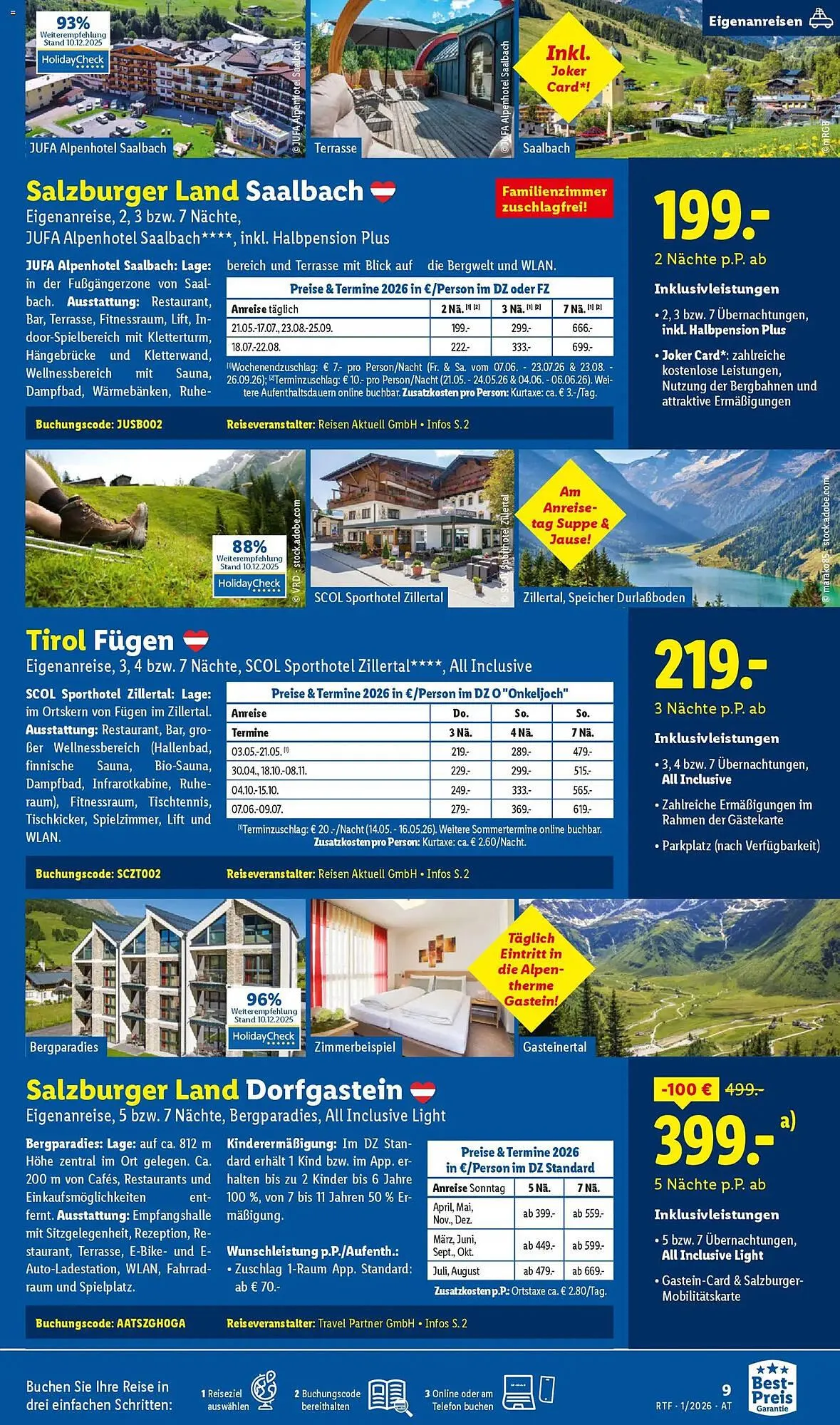 Lidl Flugblatt von 14. Jänner bis 15. Februar 2026 - Flugblätt seite  9