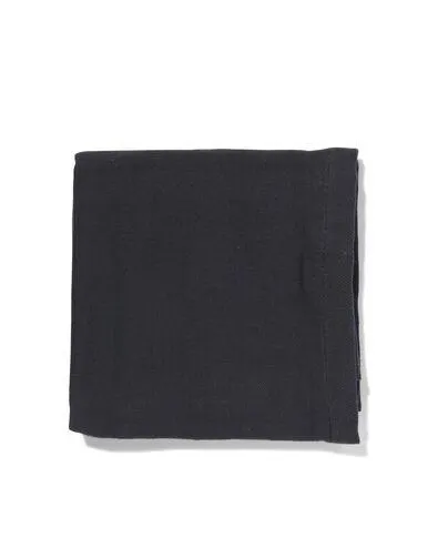 theedoek - 65 x 65 - katoen - zwart