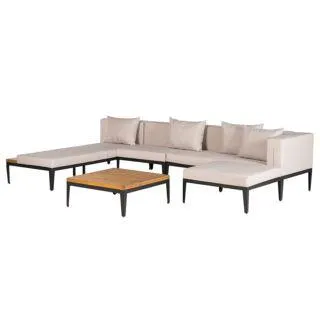 XXL Gartenloungelandschaft Olaine 5-tlg.