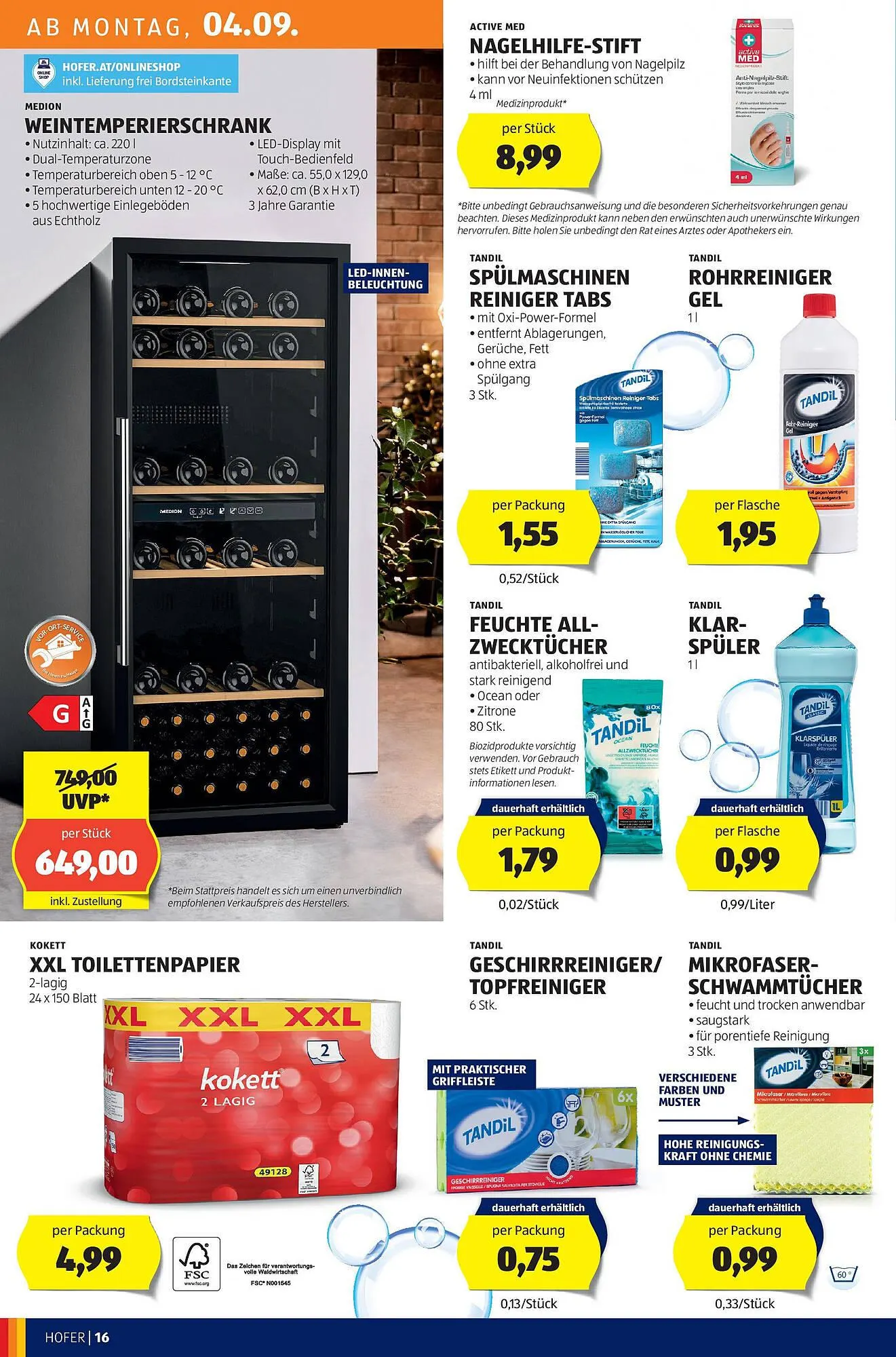 Hofer Flugblatt von 1. September bis 7. September 2023 - Flugblätt seite  18
