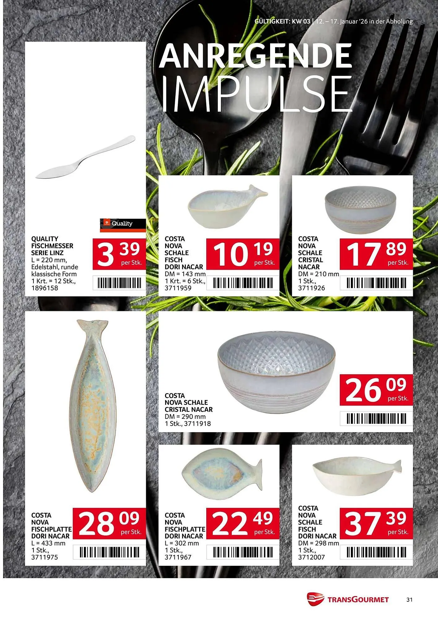 Transgourmet Flugblatt von 12. Jänner bis 17. Jänner 2026 - Flugblätt seite 28