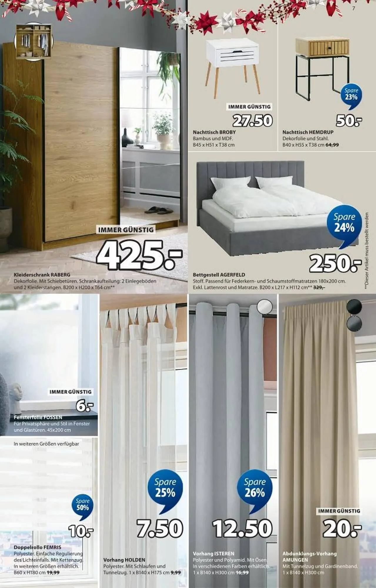 JYSK Flugblatt von 10. Dezember bis 6. Jänner 2026 - Flugblätt seite 7