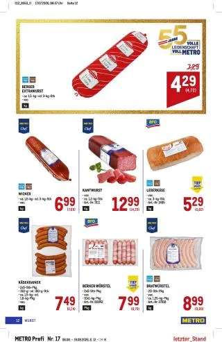 METRO Flugblatt - Profi von 6. August bis 19. August 2026 - Flugblätt seite  12