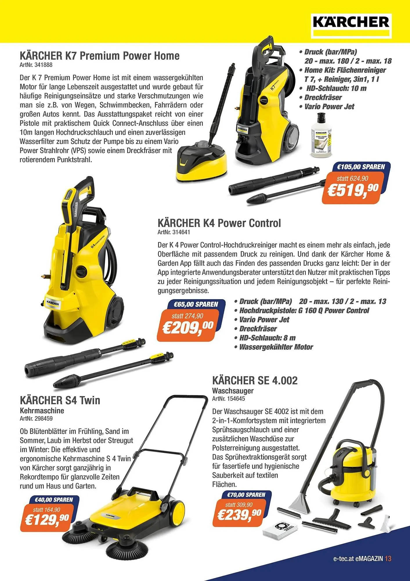 e-tec Flugblatt von 13. Juli bis 31. Juli 2023 - Flugblätt seite  13