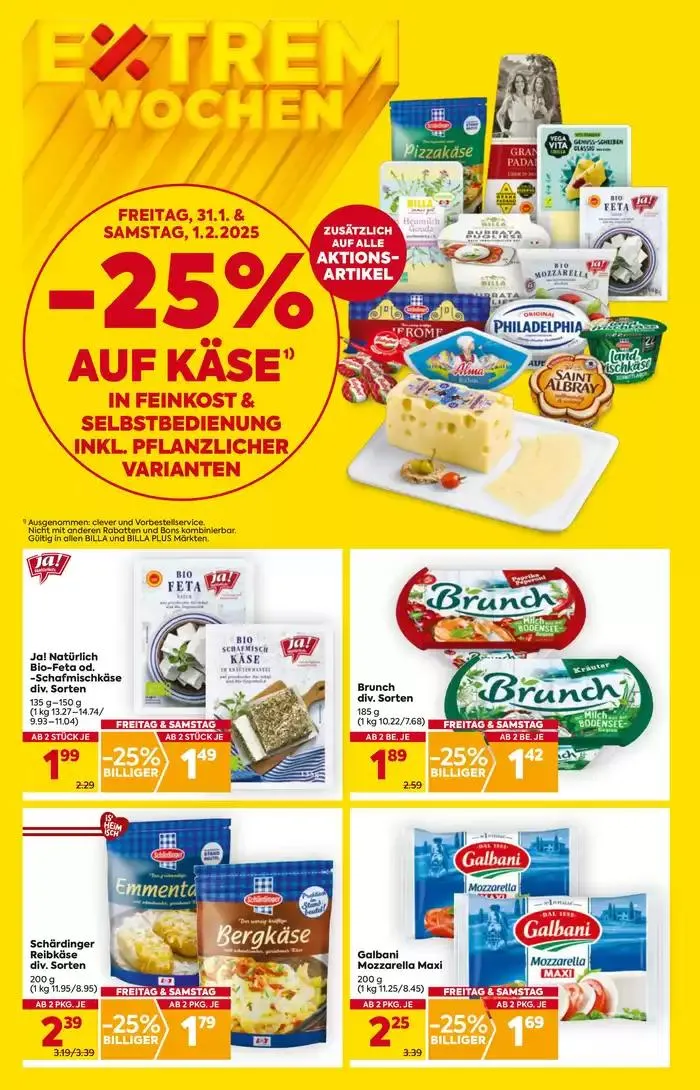 Vorschau BILLA Wien KW05 2025 von 28. Jänner bis 11. Februar 2025 - Flugblätt seite 2