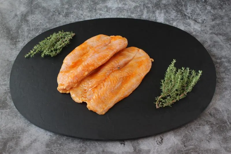 Putensteak mariniert