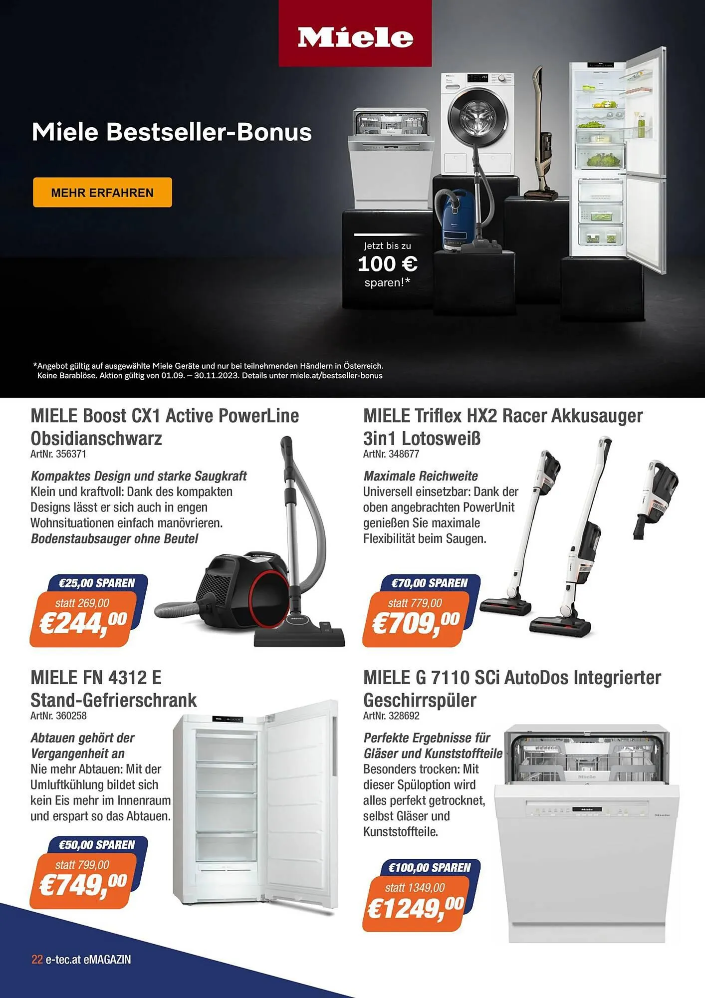 e-tec Flugblatt von 22. September bis 30. September 2023 - Flugblätt seite 22