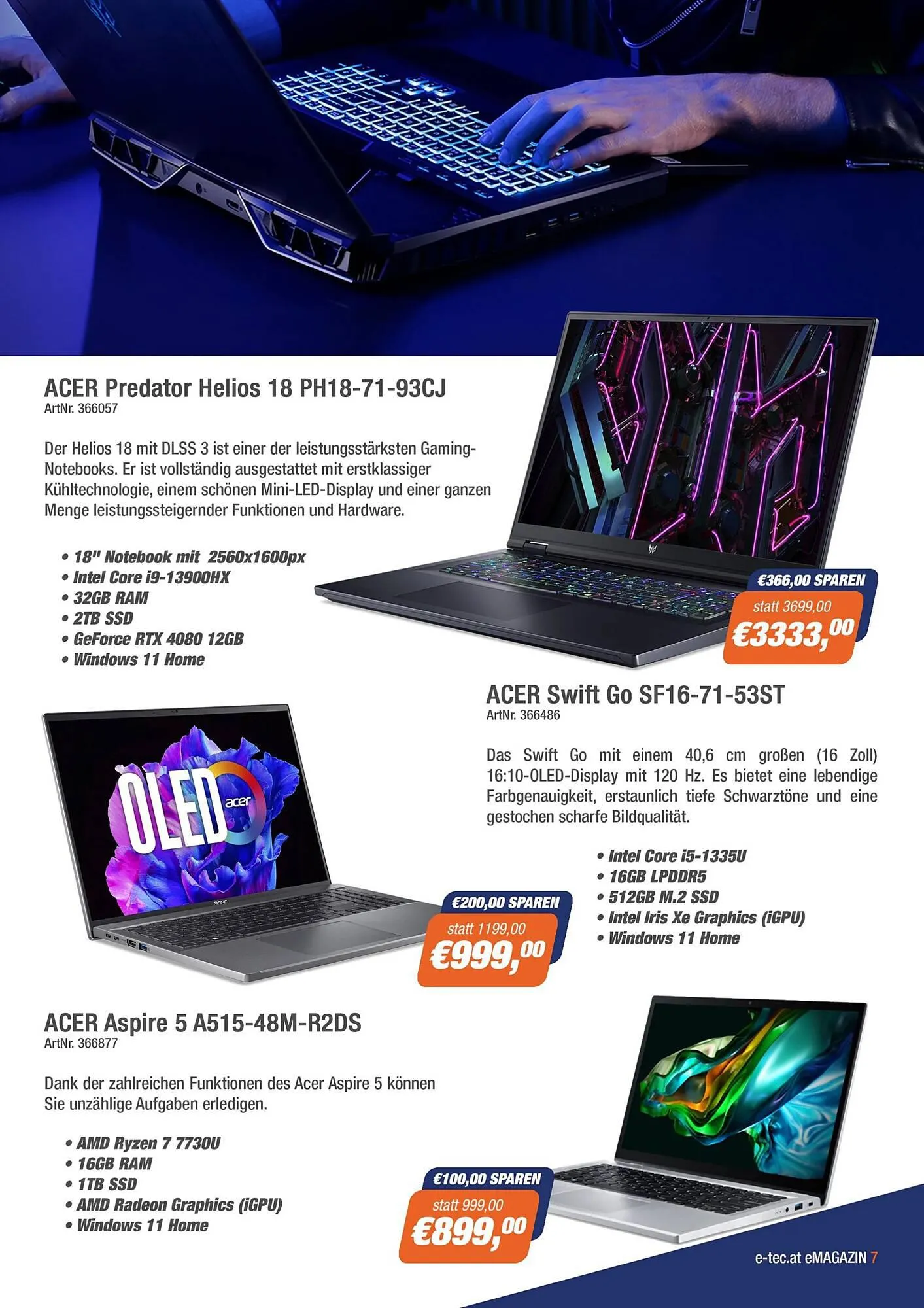 e-tec Flugblatt von 22. September bis 30. September 2023 - Flugblätt seite 7