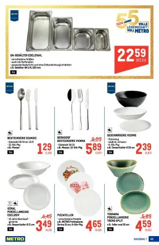 METRO Flugblatt Food - Metro Profi von 3. September bis 16. September 2026 - Flugblätt seite  45