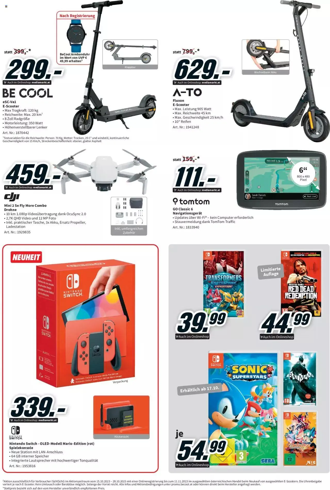 Media Markt Angebote von 15. Oktober bis 28. Oktober 2023 - Flugblätt seite  6