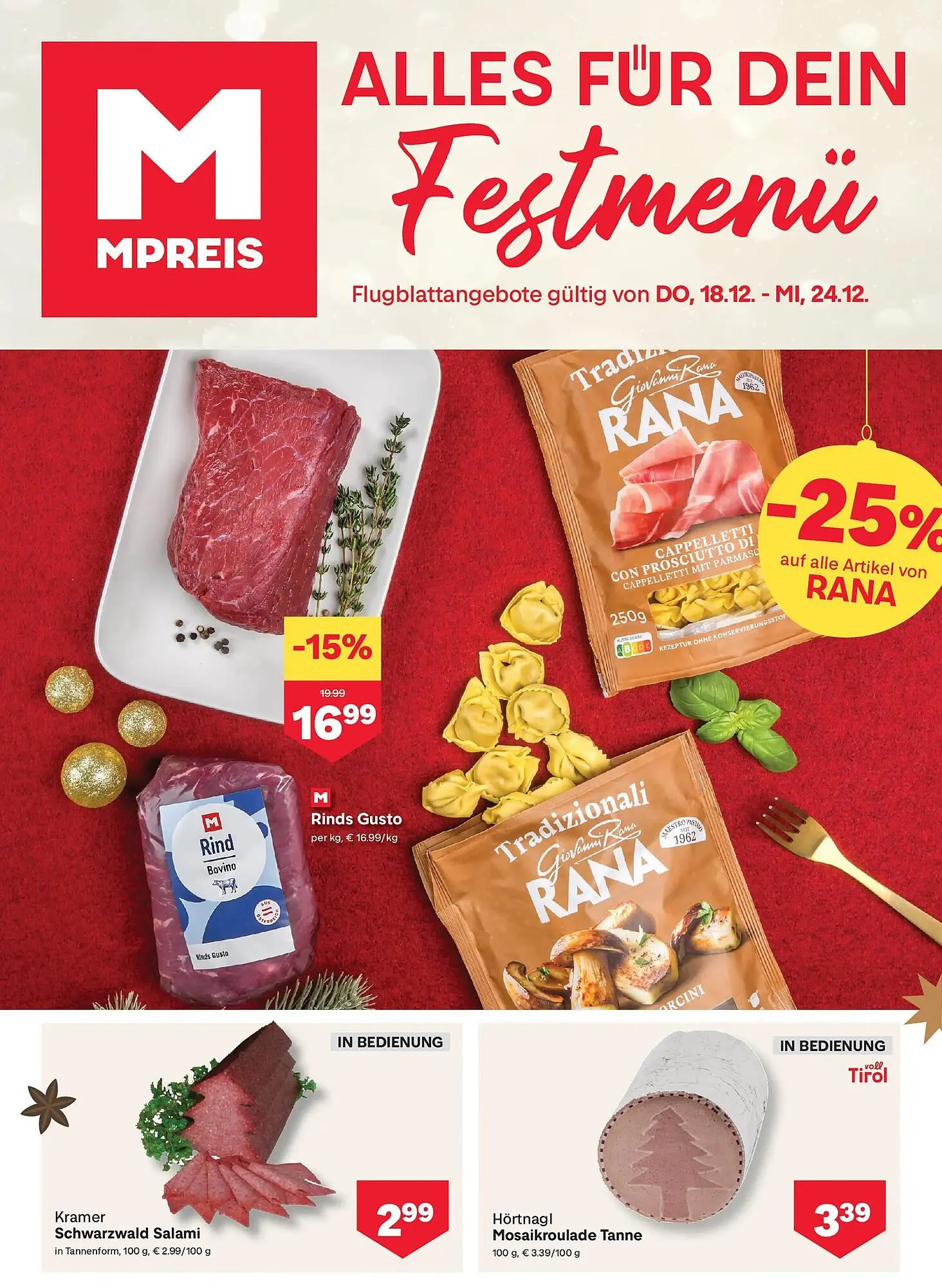 MPreis Flugblatt von 18. Dezember bis 24. Dezember 2025 - Flugblätt seite 7
