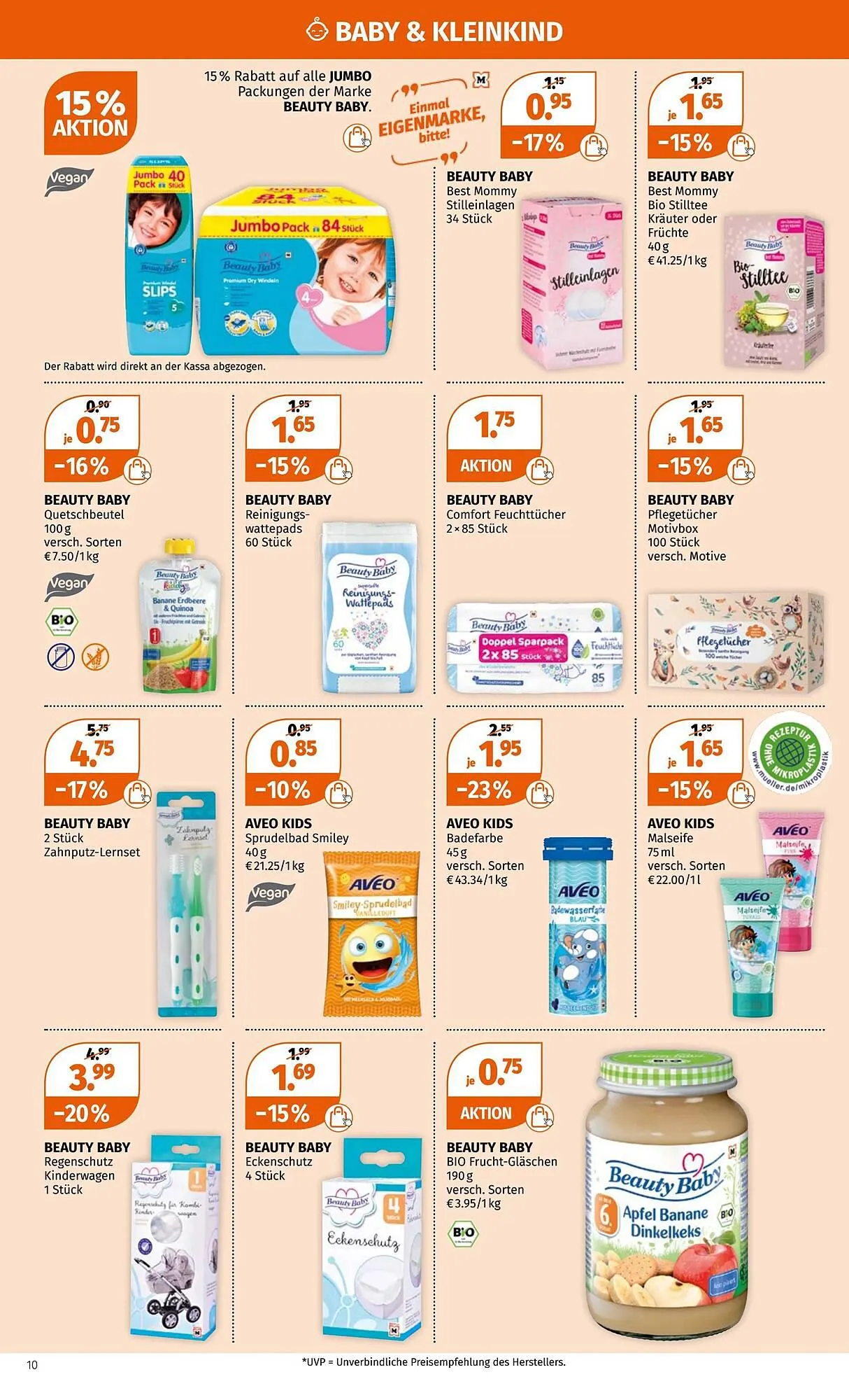 Müller Flugblatt von 3. September bis 9. September 2023 - Flugblätt seite 10