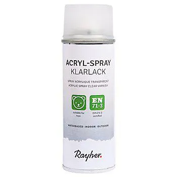 Acryl-Spray Klarlack, matt, wasserbasierend, 200 ml