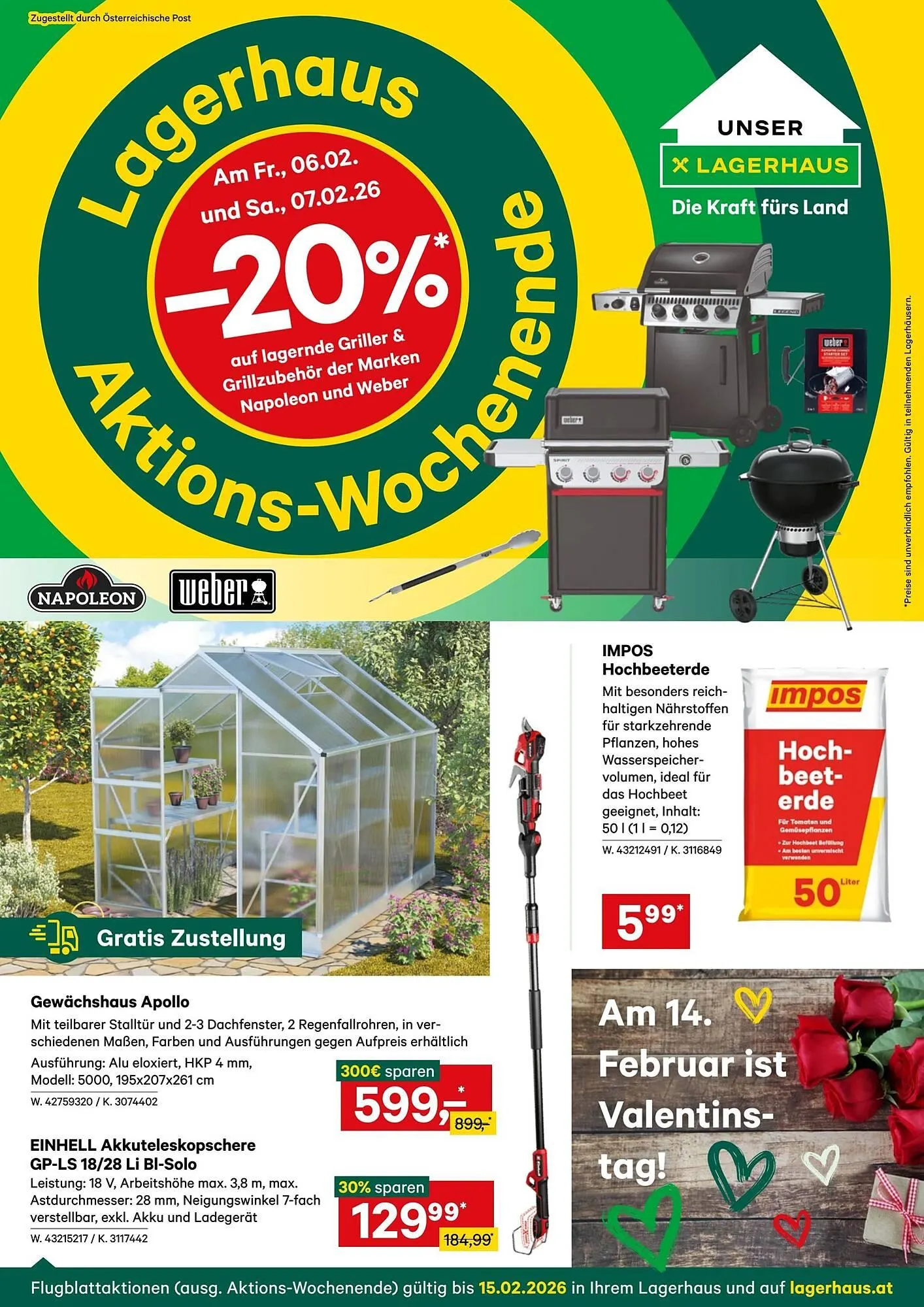 Lagerhaus Flugblatt von 2. Februar bis 16. Februar 2026 - Flugblätt seite  1