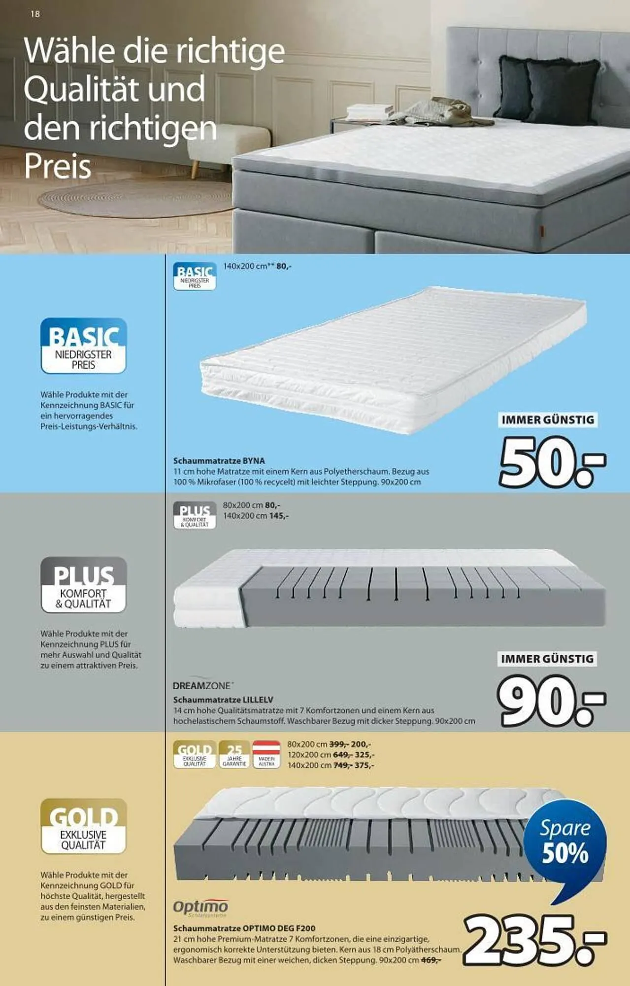 JYSK Flugblatt von 5. November bis 18. November 2025 - Flugblätt seite 18