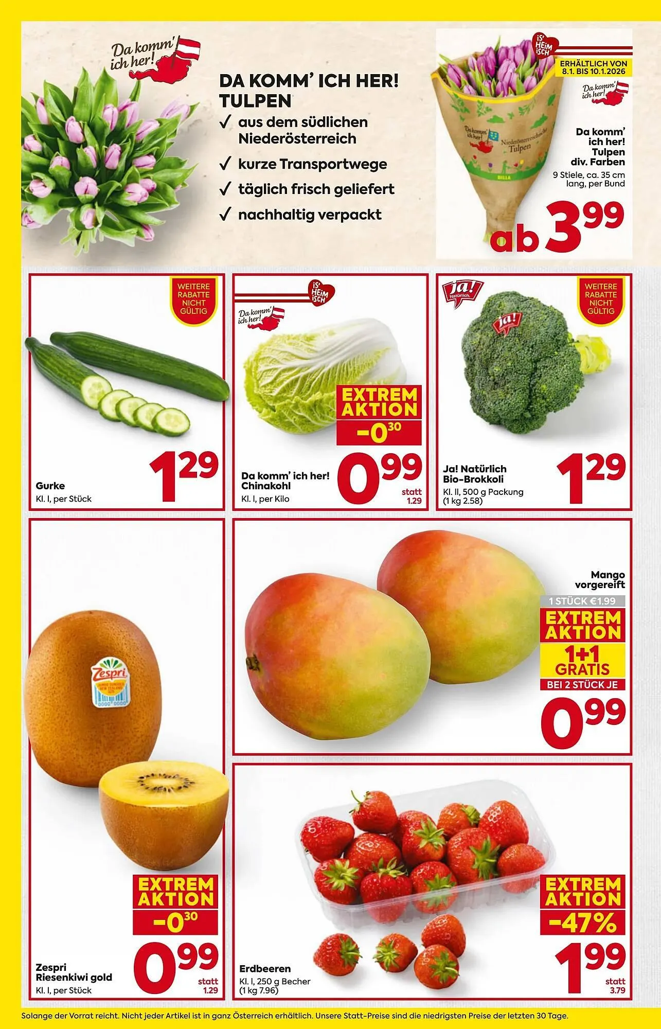 Billa Corso Flugblatt von 8. Jänner bis 14. Jänner 2026 - Flugblätt seite  8