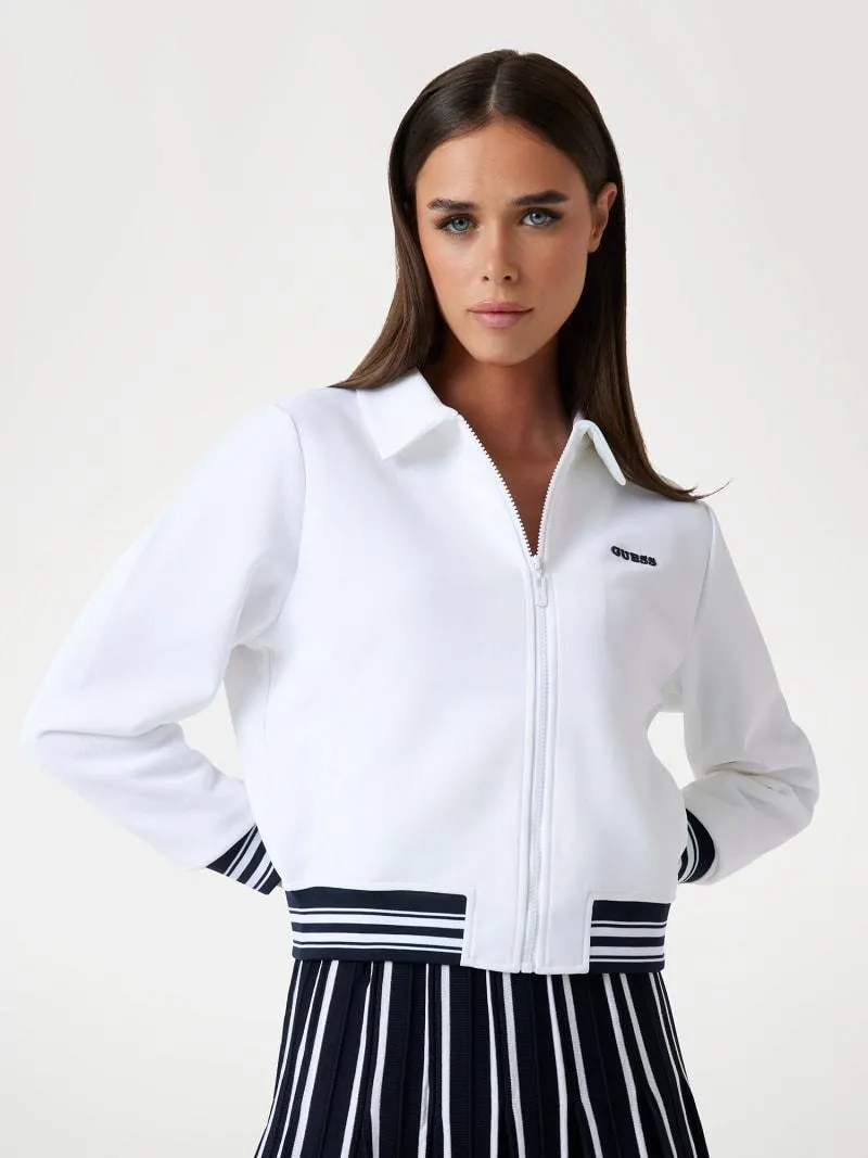 Sweatjacke Reißverschluss Logo