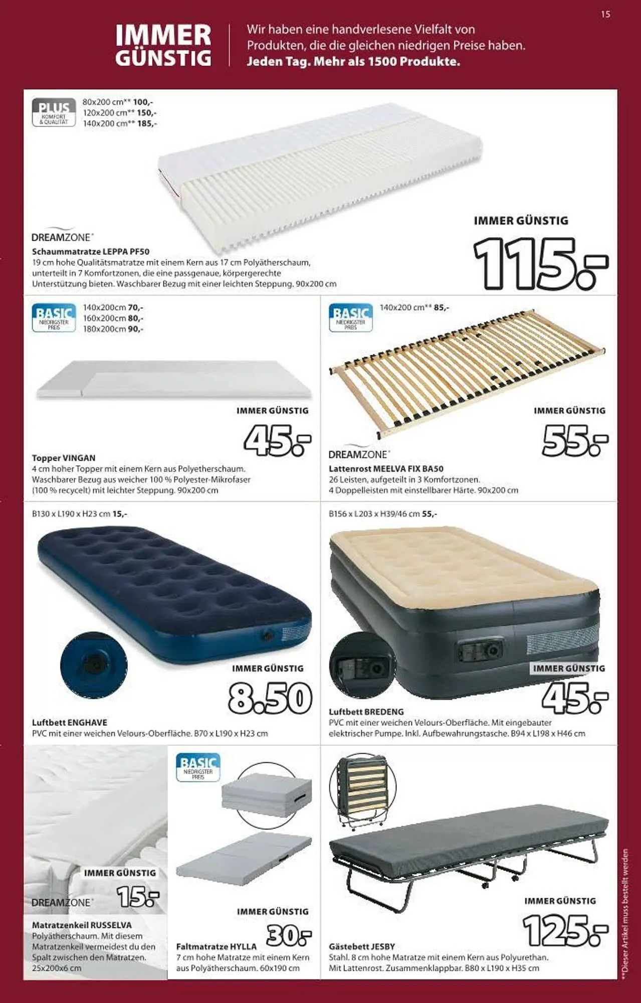 JYSK Flugblatt von 5. November bis 18. November 2025 - Flugblätt seite 15