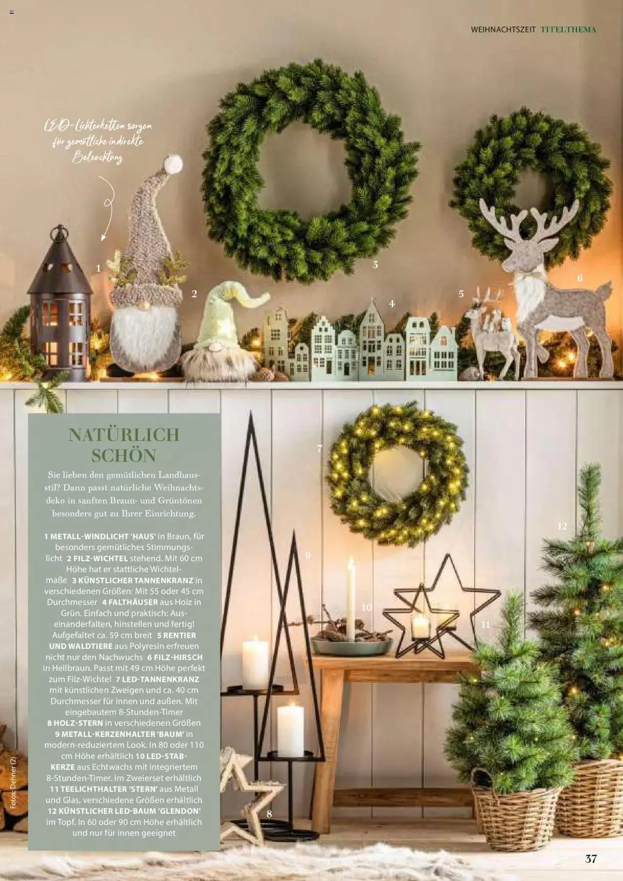 Dehner Flugblatt von 10. Oktober bis 31. Dezember 2023 - Flugblätt seite  37