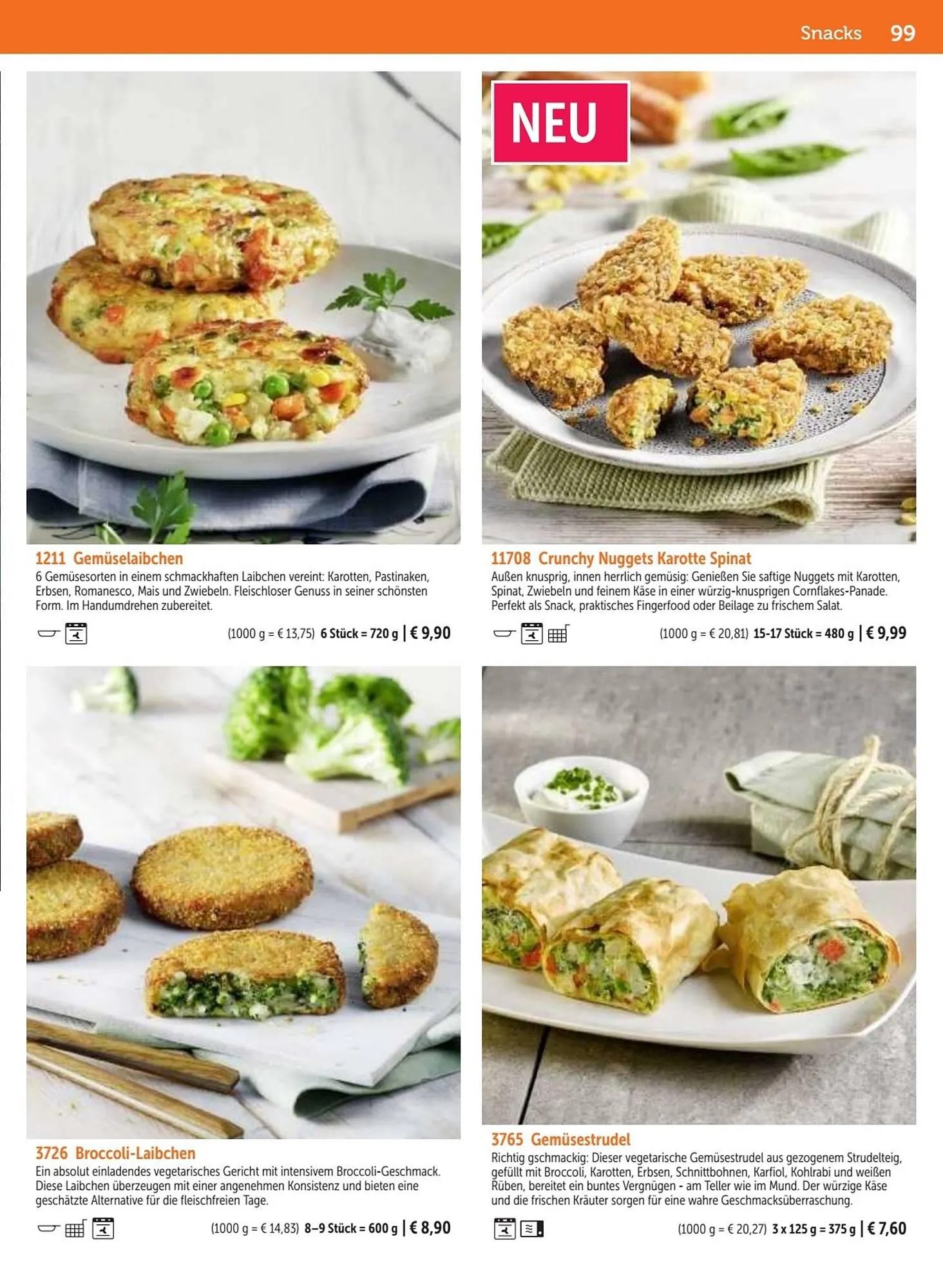 Bofrost Flugblatt von 25. September bis 29. Februar 2024 - Flugblätt seite  99