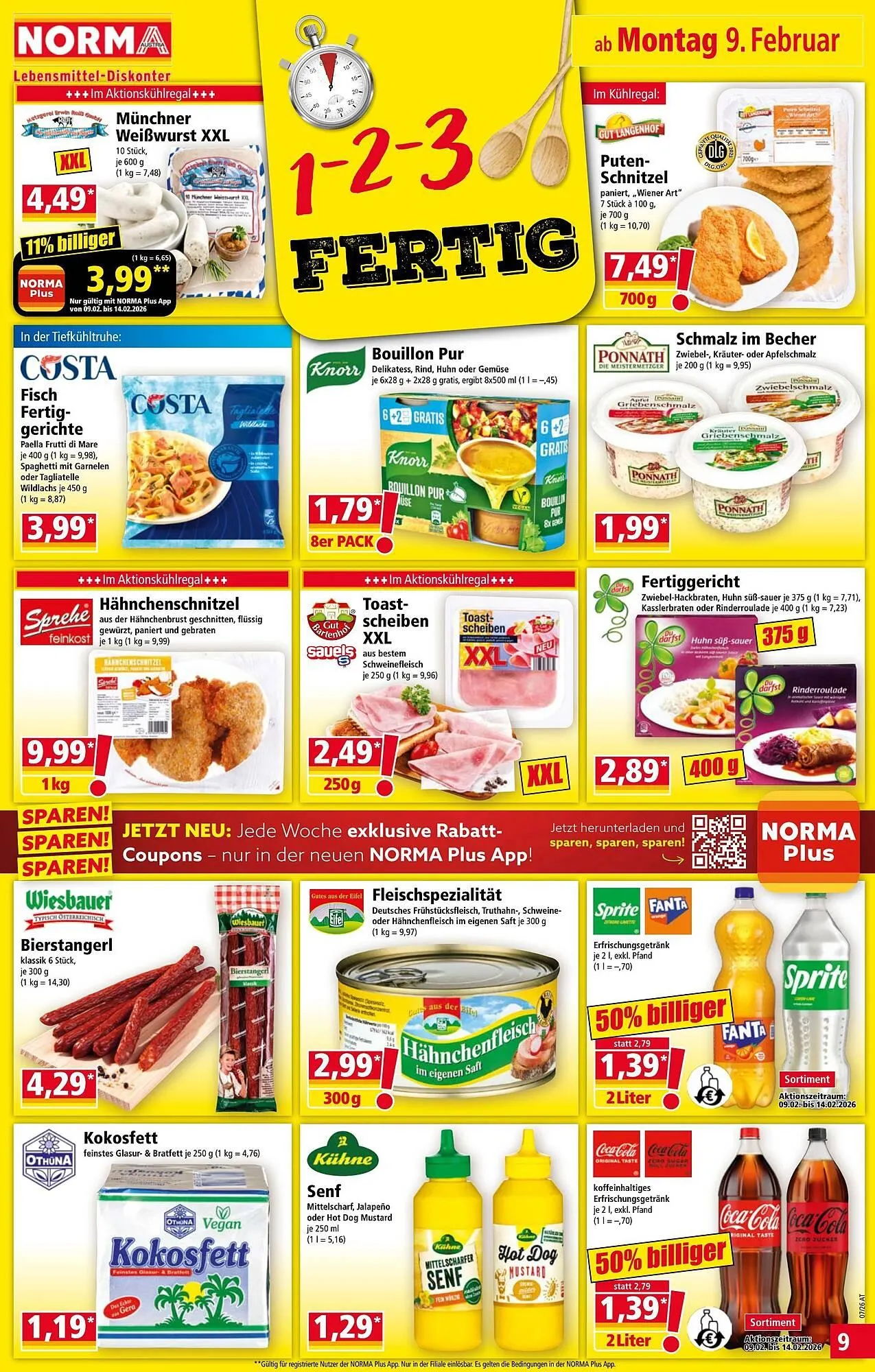 Norma Prospekt von 9. Februar bis 15. Februar 2026 - Flugblätt seite  9