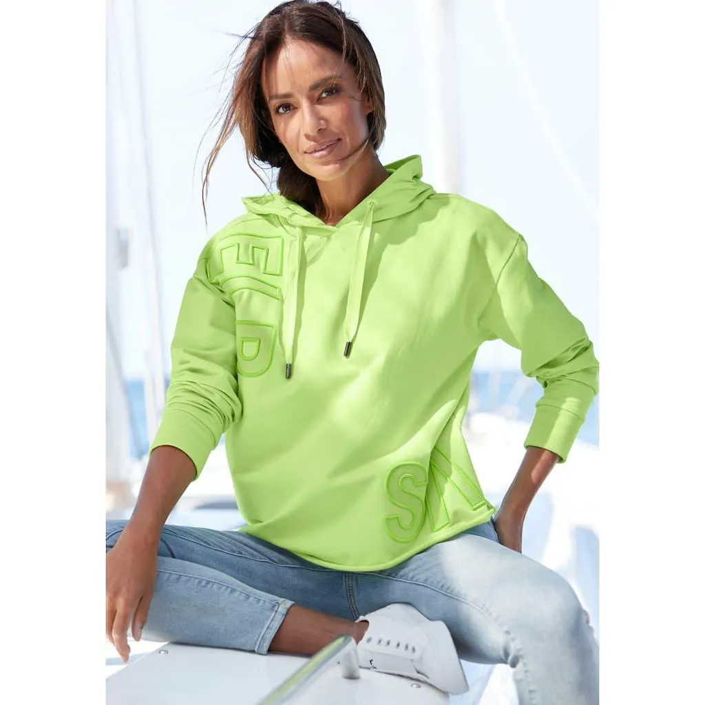 Elbsand Kapuzensweatshirt »Elgin«, mit Logostickerei, lockerer Hoodie aus elastischer Baumwolle