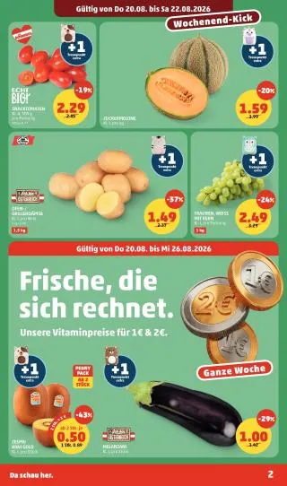 PENNY Flugblatt von 20. August bis 26. August 2026 - Flugblätt seite 2
